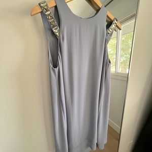 Blue jewelled babydoll dress